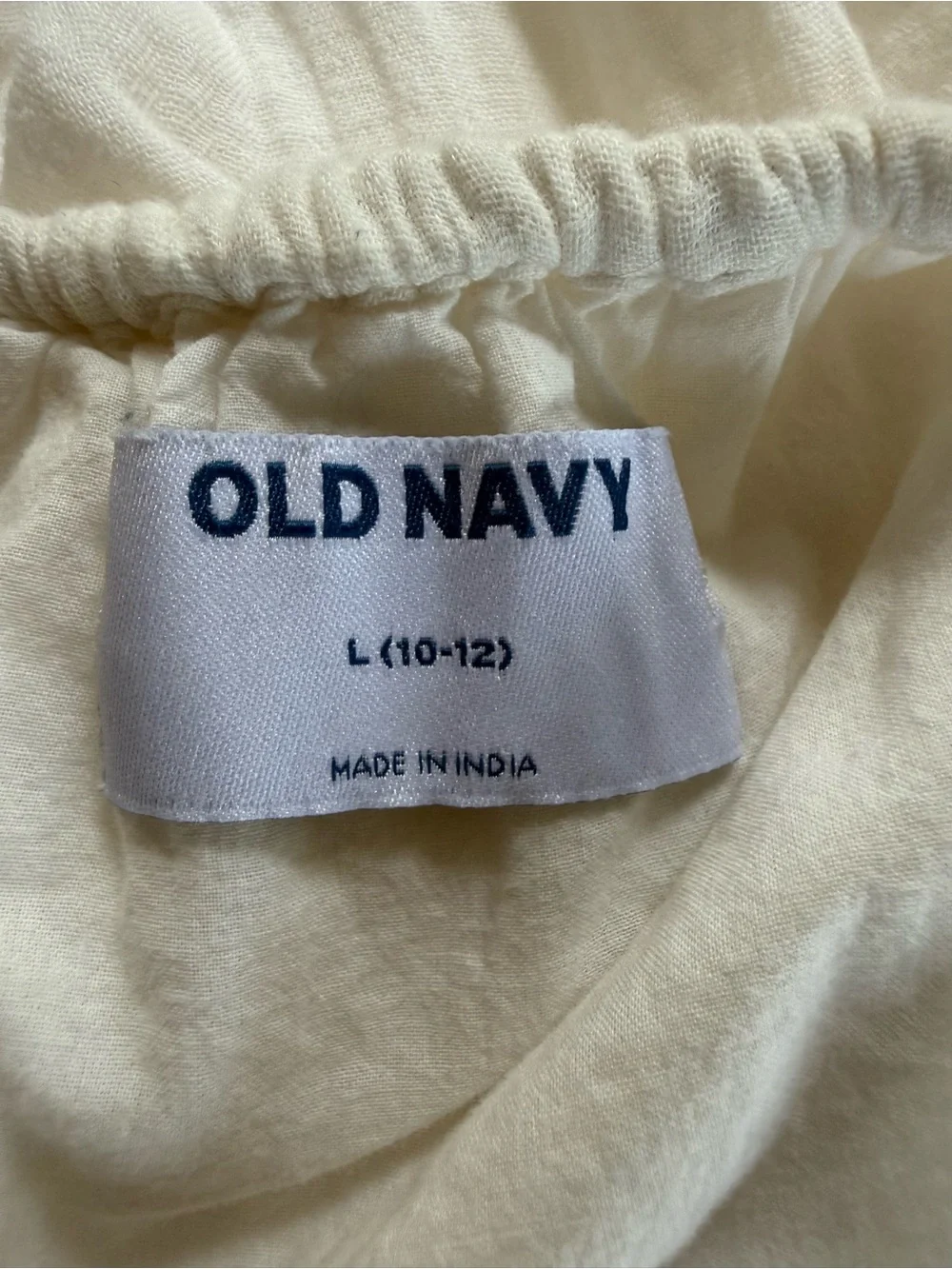 Old Navy Cream Gauze Spaghetti Strap Sundress